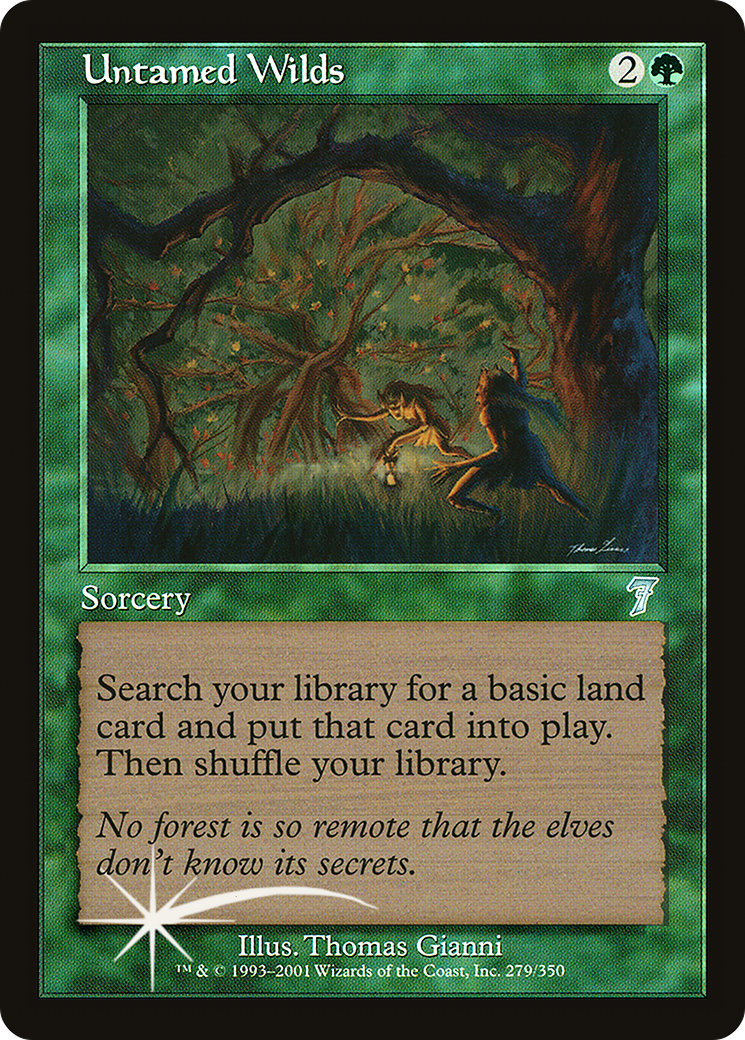 Untamed Wilds (7ED-279★) - Seventh Edition Foil - Premium MTG Single from Wizards of the Coast - Just $1.77! Shop now at Game Crave Tournament Store