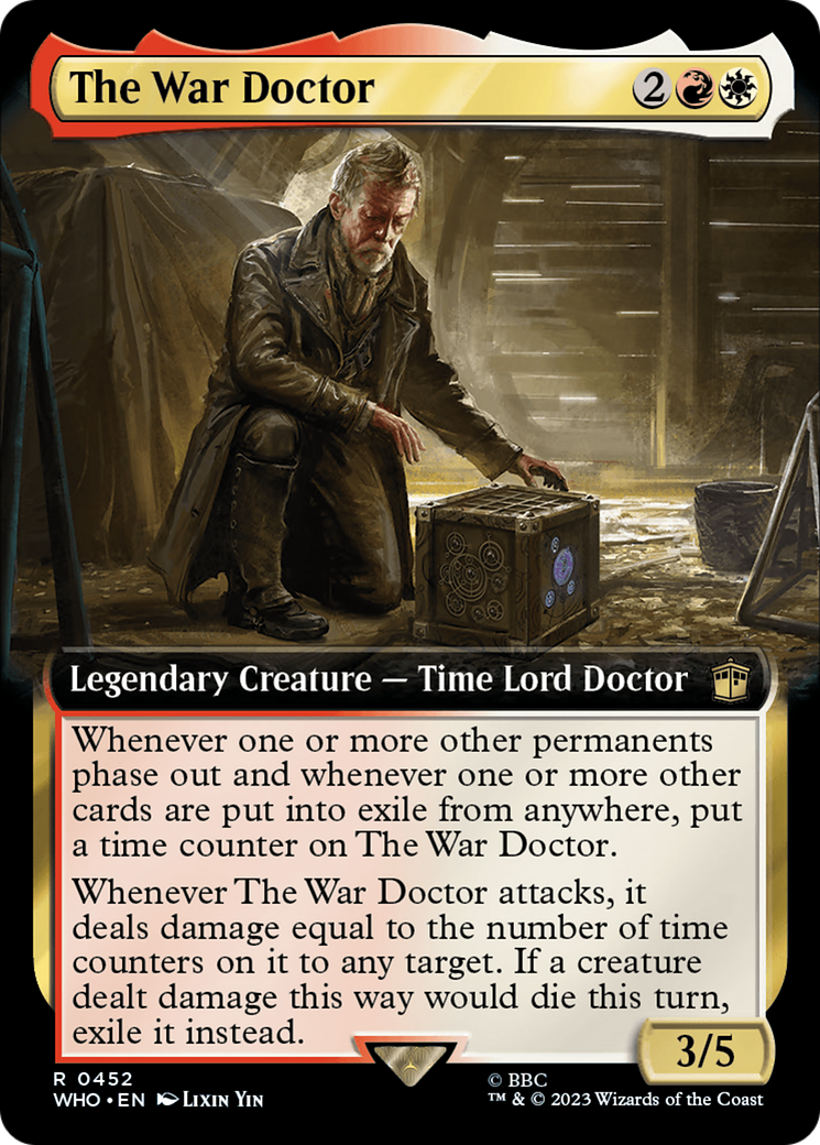 The War Doctor (WHO-452) - Doctor Who: (Extended Art) - Premium MTG Single from Wizards of the Coast - Just $0.30! Shop now at Game Crave Tournament Store
