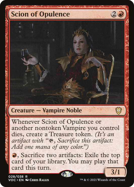 Scion of Opulence (VOC-028) - Crimson Vow Commander - Premium MTG Single from Wizards of the Coast - Just $0.08! Shop now at Game Crave Tournament Store