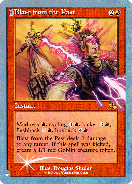 Blast from the Past (UPLIST-027) - The List (Unfinity Foil Edition) Foil - Premium MTG Single from Wizards of the Coast - Just $0.08! Shop now at Game Crave Tournament Store