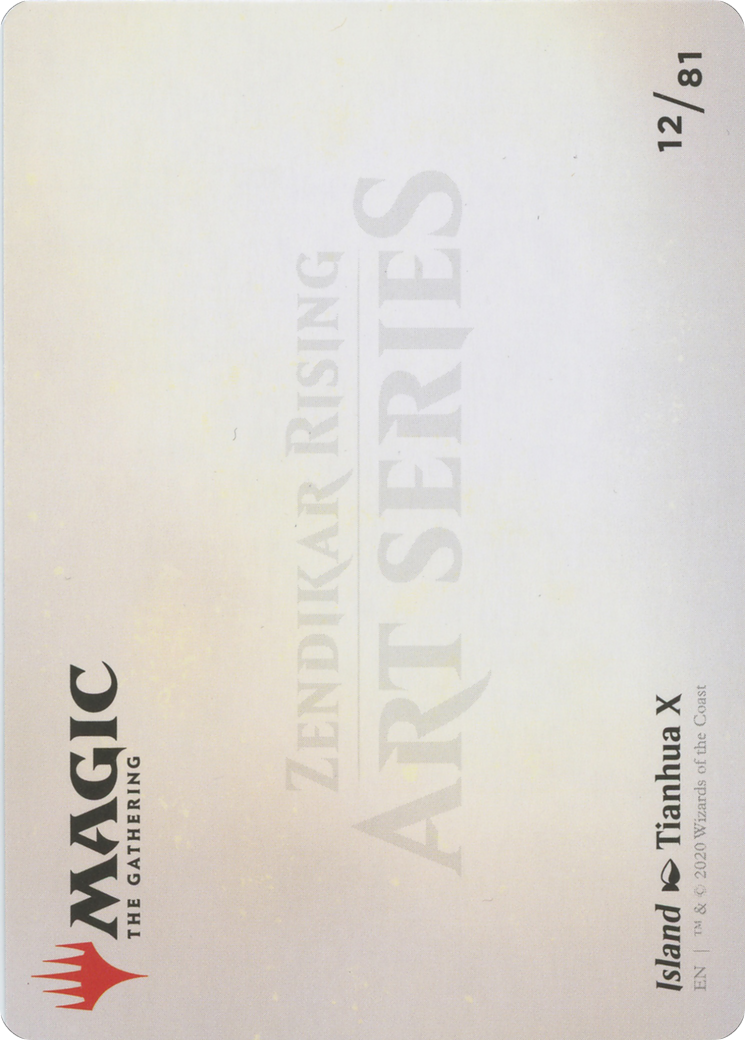 Island // Island (AZNR-012) - Zendikar Rising Art Series (Borderless) - Premium MTG Single from Wizards of the Coast - Just $0! Shop now at Game Crave Tournament Store