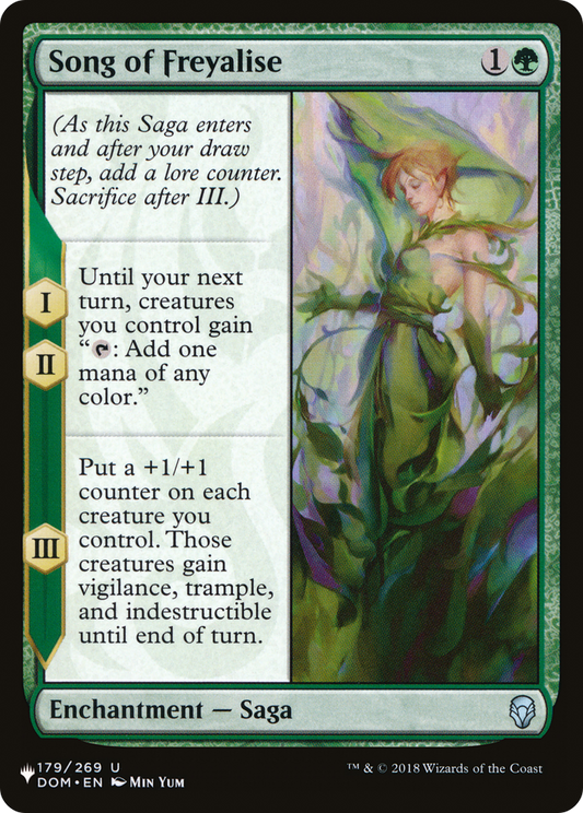 Song of Freyalise (PLIST-625) - The List - Premium MTG Single from Wizards of the Coast - Just $0.68! Shop now at Game Crave Tournament Store