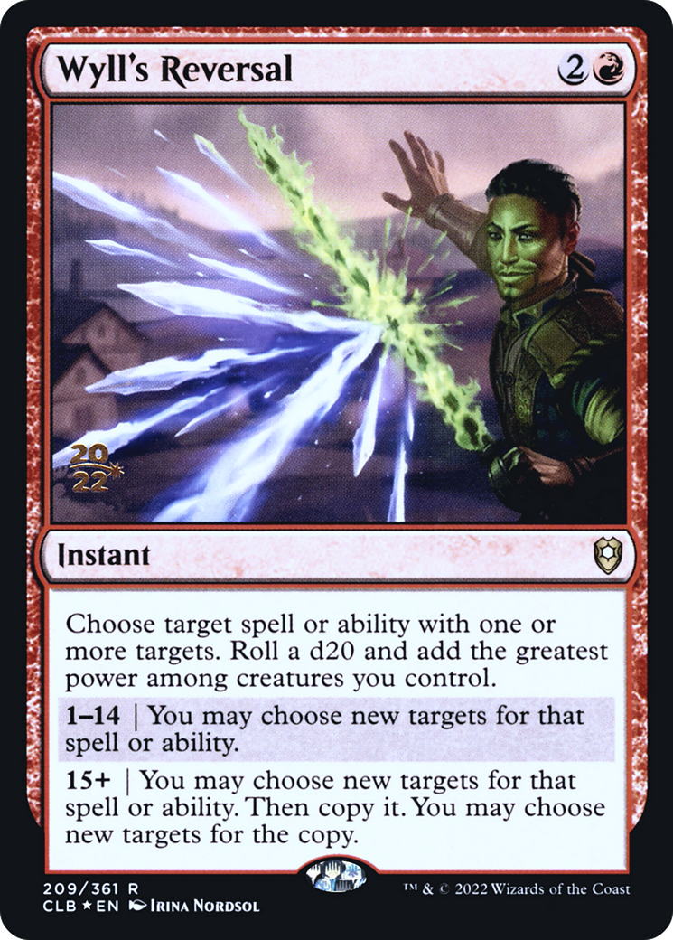 Wyll's Reversal (PCLB-209S) - Battle for Baldur's Gate Promos Foil - Premium MTG Single from Wizards of the Coast - Just $0.56! Shop now at Game Crave Tournament Store