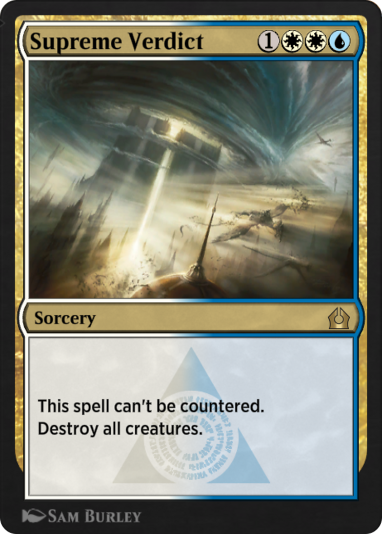 Supreme Verdict (EA1-018) - Explorer Anthology 1 - Premium MTG Single from Wizards of the Coast - Just $0! Shop now at Game Crave Tournament Store