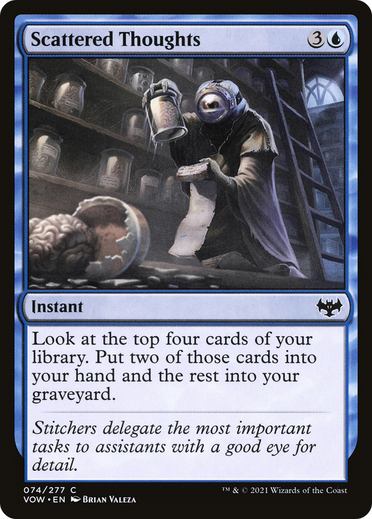 Scattered Thoughts (VOW-074) - Innistrad: Crimson Vow - Premium MTG Single from Wizards of the Coast - Just $0.25! Shop now at Game Crave Tournament Store