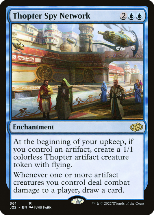 Thopter Spy Network (J22-361) - Jumpstart 2022 - Premium MTG Single from Wizards of the Coast - Just $0.08! Shop now at Game Crave Tournament Store