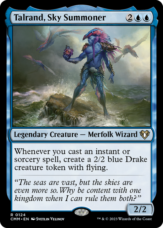 Talrand, Sky Summoner (CMM-124) - Commander Masters Foil - Premium MTG Single from Wizards of the Coast - Just $0.08! Shop now at Game Crave Tournament Store