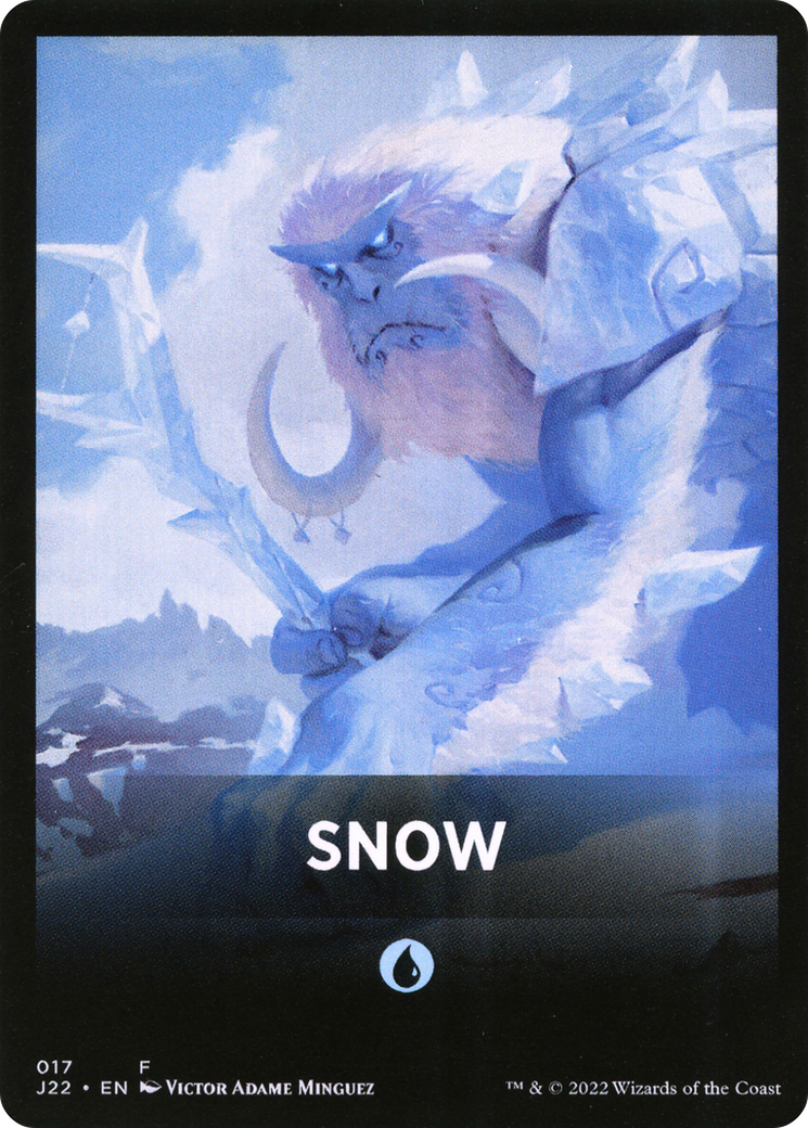 Snow (FJ22-017) - Jumpstart 2022 Front Cards - Premium MTG Single from Wizards of the Coast - Just $0! Shop now at Game Crave Tournament Store