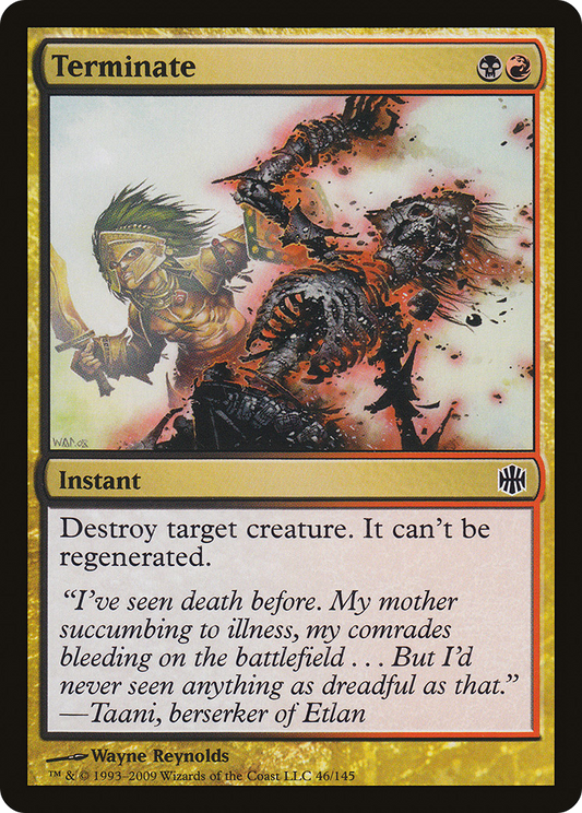 Terminate (ARB-046) - Alara Reborn - Premium MTG Single from Wizards of the Coast - Just $0.08! Shop now at Game Crave Tournament Store