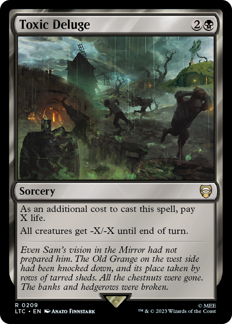 Toxic Deluge (LTC-209) - Tales of Middle-earth Commander - Premium MTG Single from Wizards of the Coast - Just $3.88! Shop now at Game Crave Tournament Store
