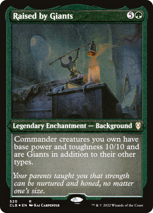 Raised by Giants (CLB-520) - Commander Legends: Battle for Baldur's Gate Etched Foil - Premium MTG Single from Wizards of the Coast - Just $0.08! Shop now at Game Crave Tournament Store