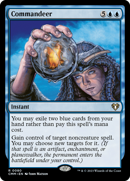 Commandeer (CMM-080) - Commander Masters - Premium MTG Single from Wizards of the Coast - Just $0.47! Shop now at Game Crave Tournament Store