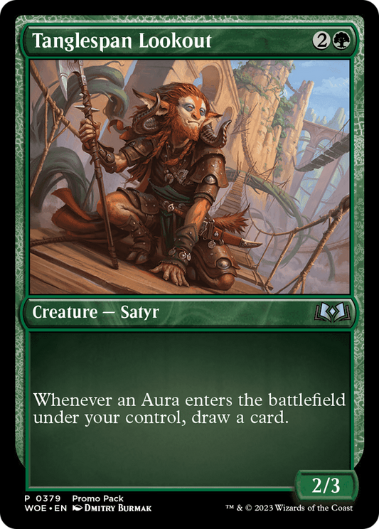Tanglespan Lookout (WOE-379) - Wilds of Eldraine Foil - Premium MTG Single from Wizards of the Coast - Just $0.10! Shop now at Game Crave Tournament Store