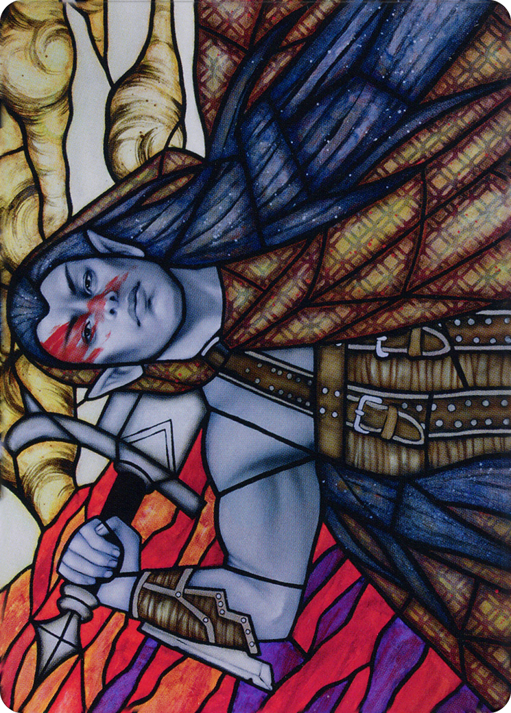 Radha, Coalition Warlord // Radha, Coalition Warlord (ADMU-075) - Dominaria United Art Series (Borderless) - Premium MTG Single from Wizards of the Coast - Just $0! Shop now at Game Crave Tournament Store
