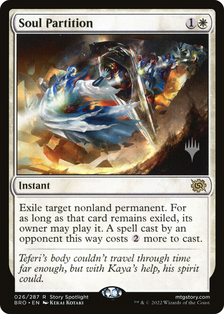 Soul Partition (PBRO-26P) - The Brothers' War Promos - Premium MTG Single from Wizards of the Coast - Just $0.81! Shop now at Game Crave Tournament Store