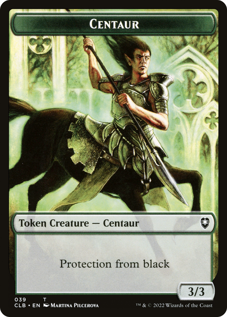 Centaur (TCLB-039) - Battle for Baldur's Gate Tokens - Premium MTG Single from Wizards of the Coast - Just $0! Shop now at Game Crave Tournament Store