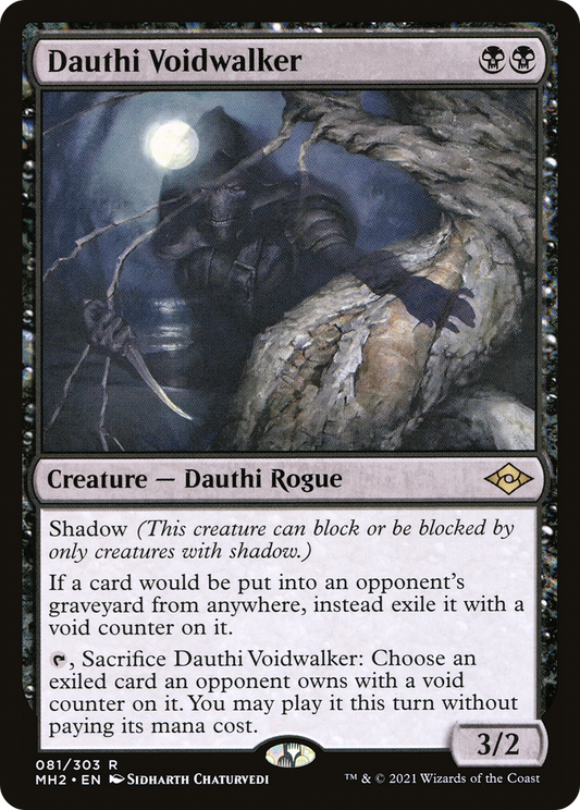 Dauthi Voidwalker (MH2-081) - Modern Horizons 2 - Premium MTG Single from Wizards of the Coast - Just $5.71! Shop now at Game Crave Tournament Store