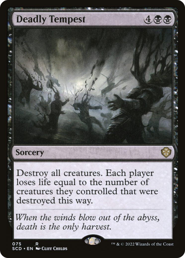 Deadly Tempest (SCD-075) - Starter Commander Decks - Premium MTG Single from Wizards of the Coast - Just $0.44! Shop now at Game Crave Tournament Store