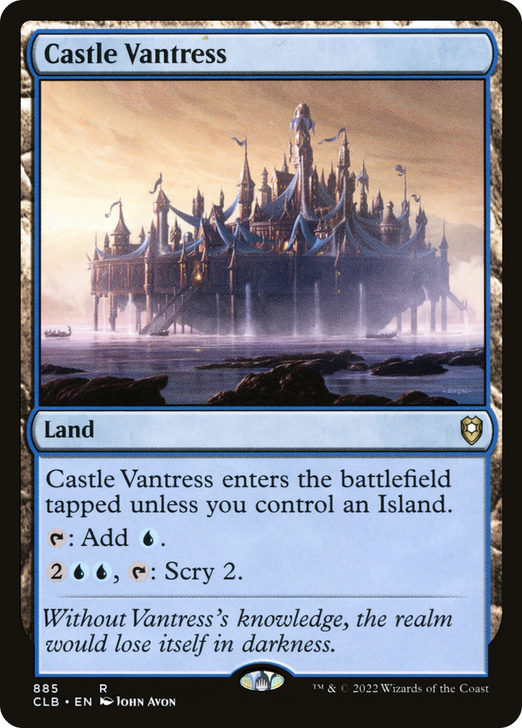 Castle Vantress (CLB-885) - Commander Legends: Battle for Baldur's Gate - Premium MTG Single from Wizards of the Coast - Just $0.11! Shop now at Game Crave Tournament Store