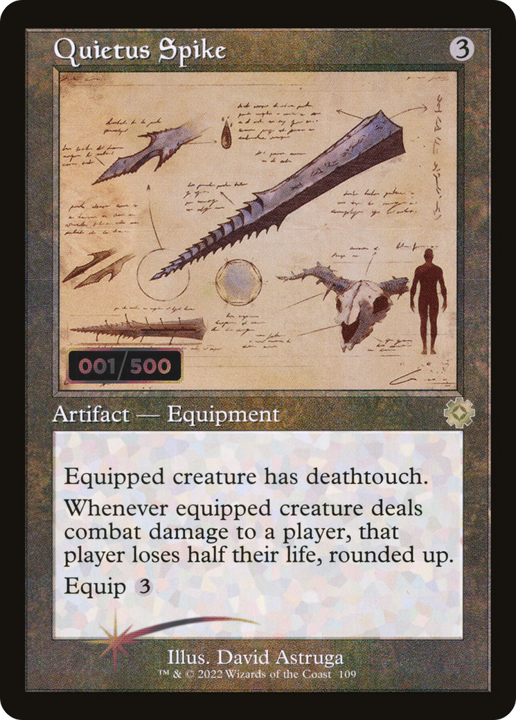 Quietus Spike (BRR-109Z) - The Brothers' War Retro Artifacts Foil - Premium MTG Single from Wizards of the Coast - Just $71.99! Shop now at Game Crave Tournament Store