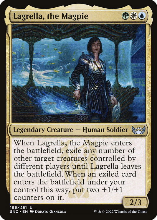 Lagrella, the Magpie (SNC-196) - Streets of New Capenna - Premium MTG Single from Wizards of the Coast - Just $0.08! Shop now at Game Crave Tournament Store