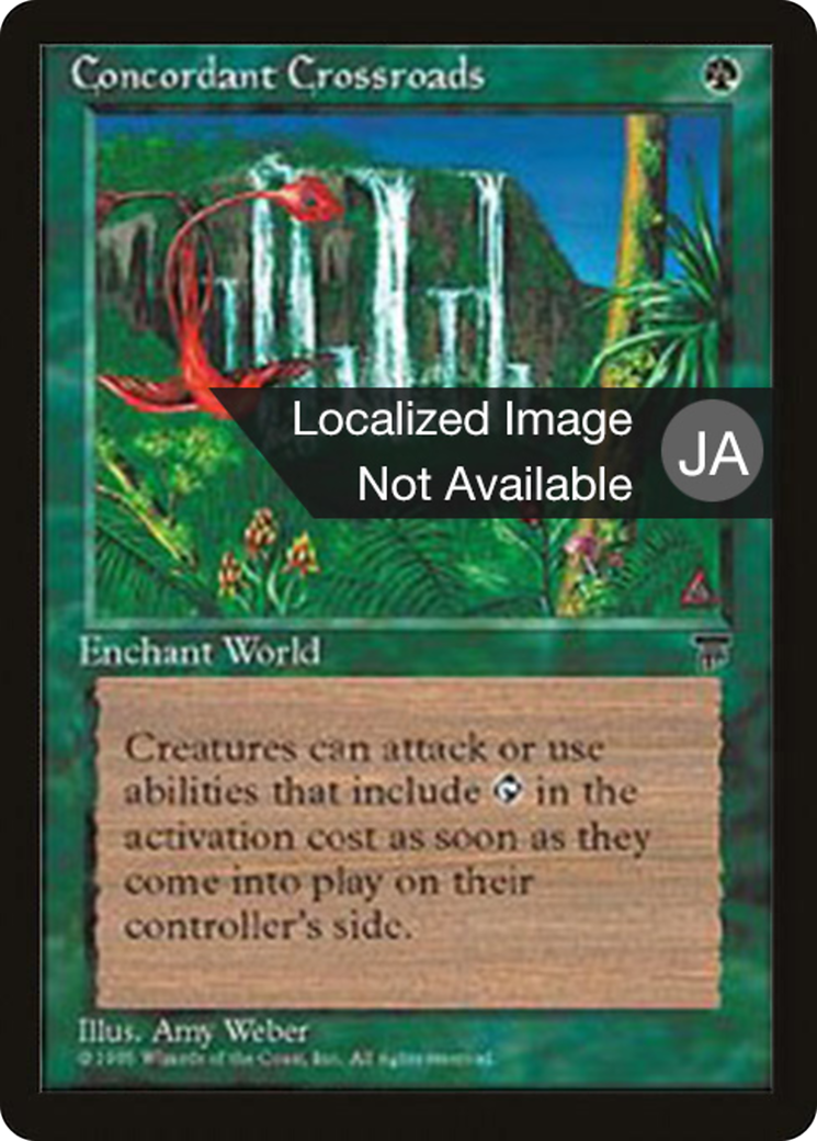 Concordant Crossroads (BCHR-060) - Chronicles Foreign Black Border - Premium MTG Single from Wizards of the Coast - Just $0! Shop now at Game Crave Tournament Store