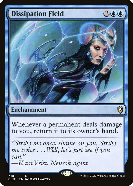 Dissipation Field (CLB-718) - Commander Legends: Battle for Baldur's Gate - Premium MTG Single from Wizards of the Coast - Just $0.48! Shop now at Game Crave Tournament Store