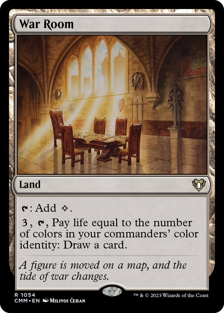 War Room (CMM-1054) - Commander Masters - Premium MTG Single from Wizards of the Coast - Just $2.75! Shop now at Game Crave Tournament Store