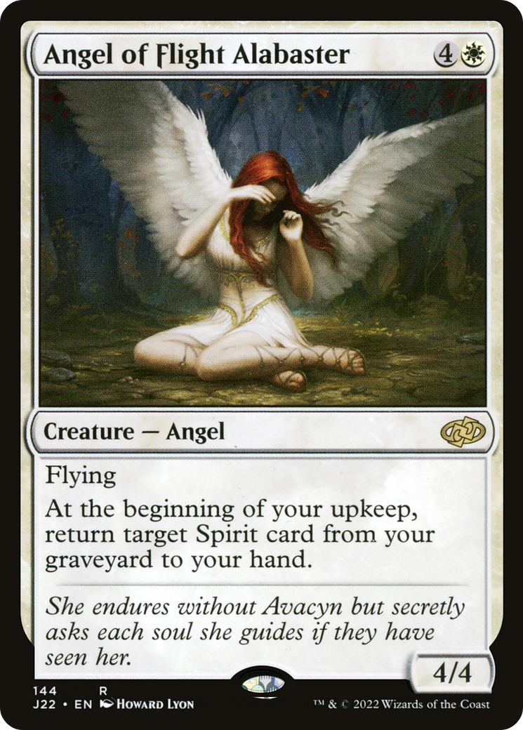 Angel of Flight Alabaster (J22-144) - Jumpstart 2022 - Premium MTG Single from Wizards of the Coast - Just $0.08! Shop now at Game Crave Tournament Store
