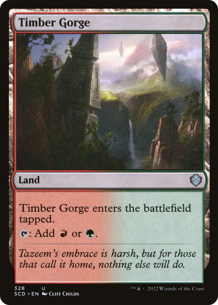 Timber Gorge (SCD-328) - Starter Commander Decks - Premium MTG Single from Wizards of the Coast - Just $0.08! Shop now at Game Crave Tournament Store