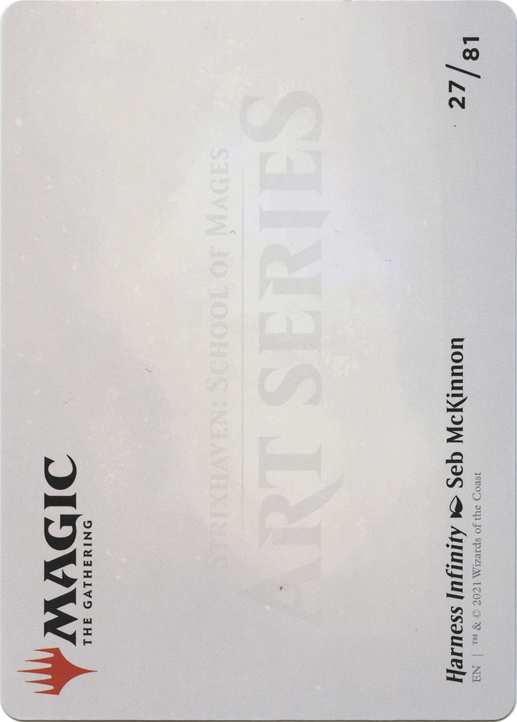 Harness Infinity // Harness Infinity (ASTX-027) - Strixhaven Art Series (Borderless) - Premium MTG Single from Wizards of the Coast - Just $0! Shop now at Game Crave Tournament Store