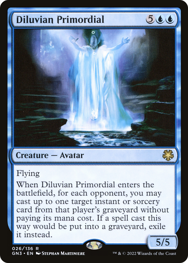 Diluvian Primordial (GN3-026) - Game Night: Free-for-All - Premium MTG Single from Wizards of the Coast - Just $0.08! Shop now at Game Crave Tournament Store