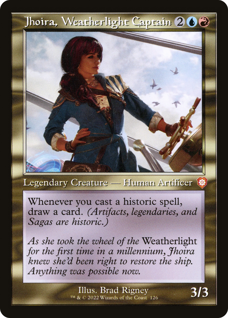 Jhoira, Weatherlight Captain (BRC-126) - The Brothers' War Commander - Premium MTG Single from Wizards of the Coast - Just $1.59! Shop now at Game Crave Tournament Store