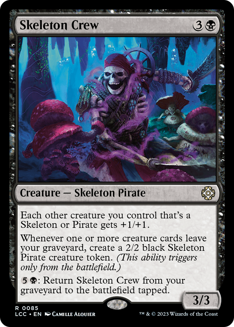 Skeleton Crew (LCC-085) - The Lost Caverns of Ixalan Commander - Premium MTG Single from Wizards of the Coast - Just $0.11! Shop now at Game Crave Tournament Store