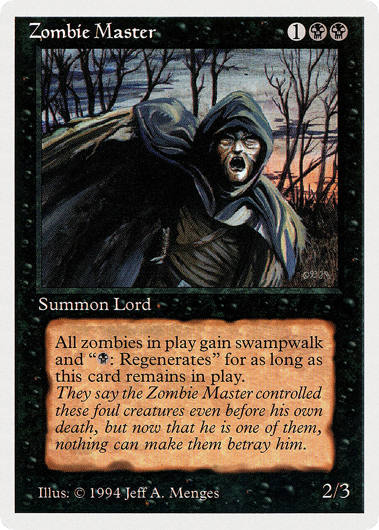 Zombie Master (SUM-138) - Summer Magic / Edgar - Premium MTG Single from Wizards of the Coast - Just $0! Shop now at Game Crave Tournament Store