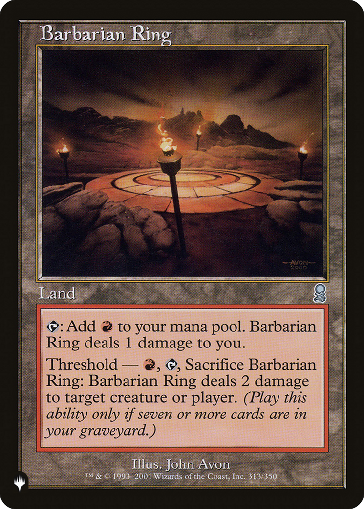 Barbarian Ring (PLIST-811) - The List - Premium MTG Single from Wizards of the Coast - Just $0.42! Shop now at Game Crave Tournament Store