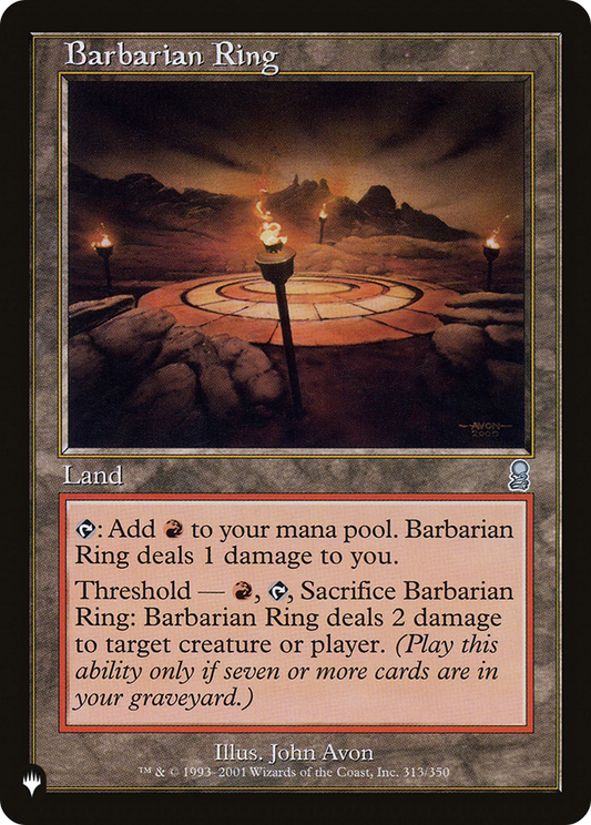 Barbarian Ring (PLIST-811) - The List - Premium MTG Single from Wizards of the Coast - Just $0.42! Shop now at Game Crave Tournament Store
