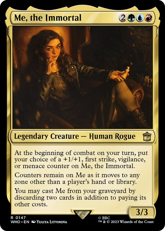 Me, the Immortal (WHO-147) - Doctor Who - Premium MTG Single from Wizards of the Coast - Just $0.08! Shop now at Game Crave Tournament Store