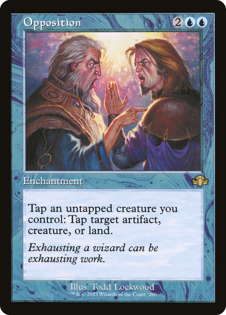 Opposition (DMR-290) - Dominaria Remastered Foil - Premium MTG Single from Wizards of the Coast - Just $0.30! Shop now at Game Crave Tournament Store