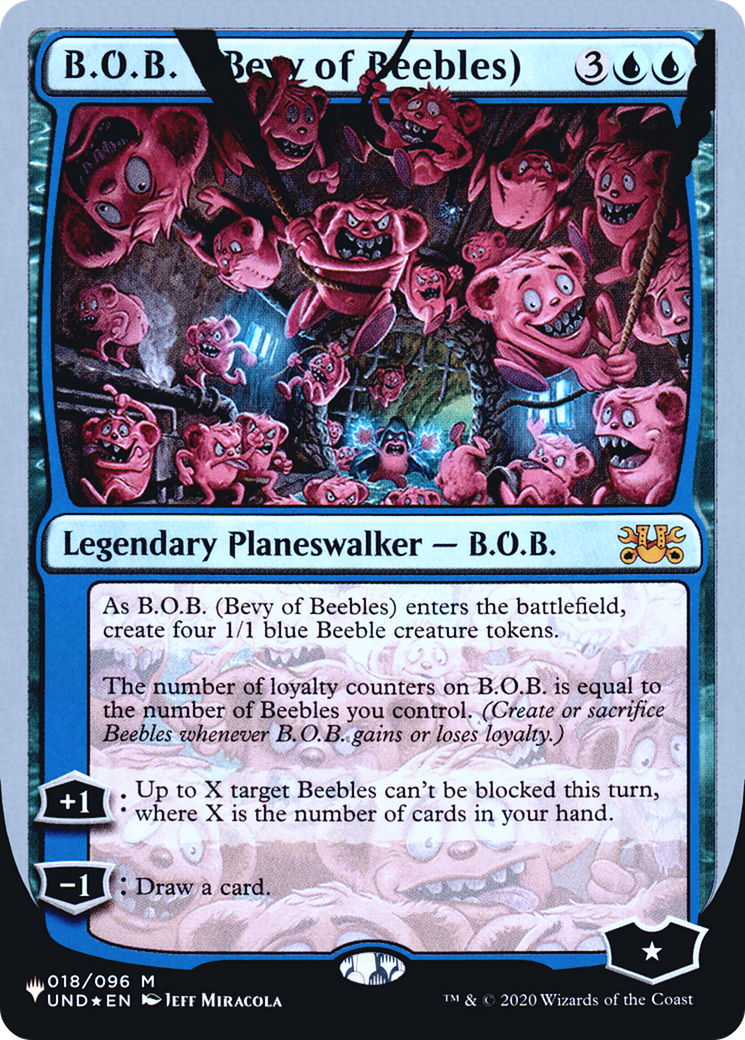 B.O.B. (Bevy of Beebles) (UPLIST-013) - The List (Unfinity Foil Edition) Foil - Premium MTG Single from Wizards of the Coast - Just $0.11! Shop now at Game Crave Tournament Store