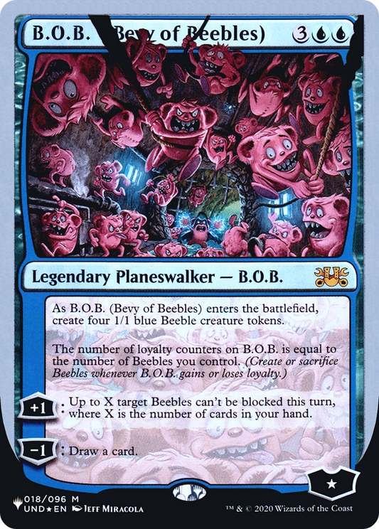 B.O.B. (Bevy of Beebles) (UPLIST-013) - The List (Unfinity Foil Edition) Foil - Premium MTG Single from Wizards of the Coast - Just $0.11! Shop now at Game Crave Tournament Store