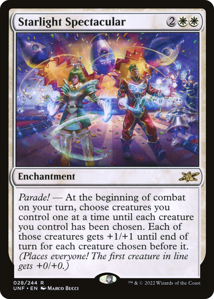 Starlight Spectacular (UNF-028) - Unfinity Foil - Premium MTG Single from Wizards of the Coast - Just $0.14! Shop now at Game Crave Tournament Store