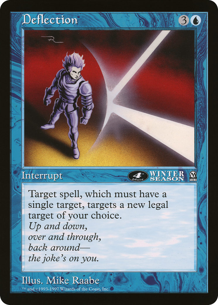 Deflection (OLEP-030) - Oversized League Prizes - Premium MTG Single from Wizards of the Coast - Just $0! Shop now at Game Crave Tournament Store
