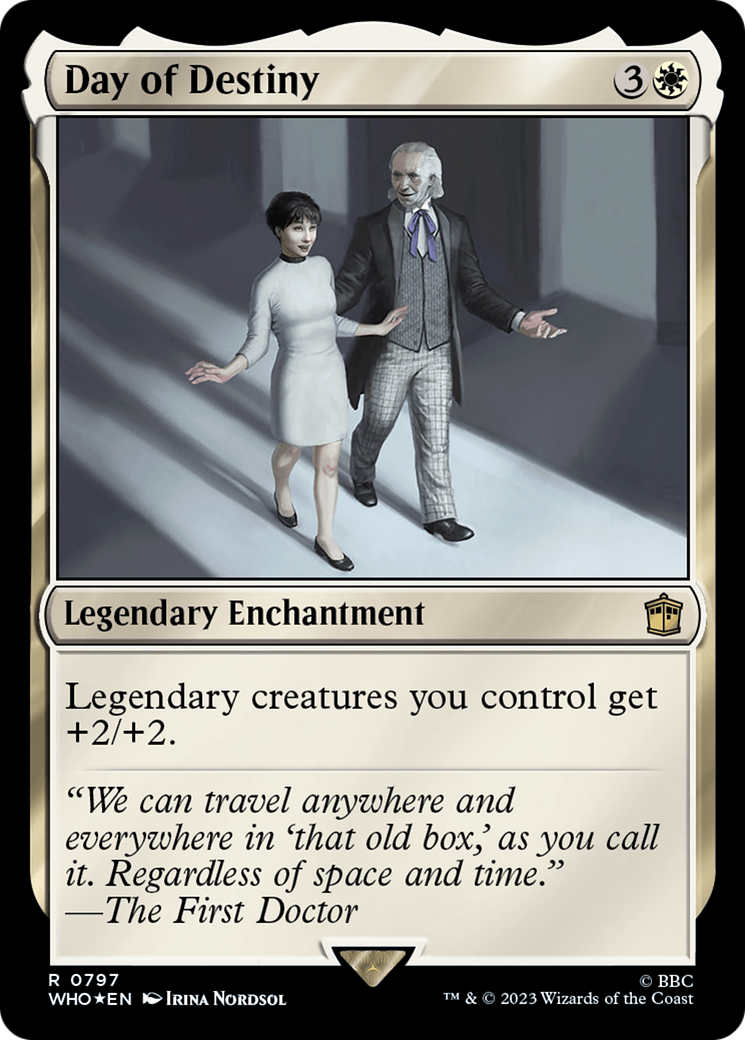 Day of Destiny (WHO-797) - Doctor Who Foil - Premium MTG Single from Wizards of the Coast - Just $0.13! Shop now at Game Crave Tournament Store