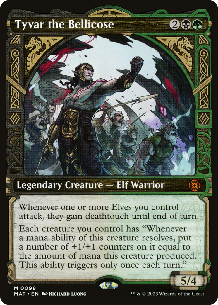 Tyvar the Bellicose (MAT-098) - March of the Machine: The Aftermath: (Showcase) - Premium MTG Single from Wizards of the Coast - Just $2.09! Shop now at Game Crave Tournament Store