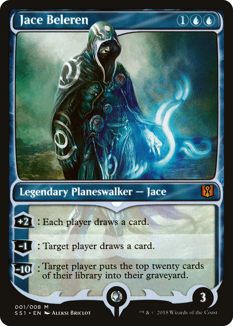 Jace Beleren (SS1-001) - Signature Spellbook: Jace - Premium MTG Single from Wizards of the Coast - Just $0.78! Shop now at Game Crave Tournament Store