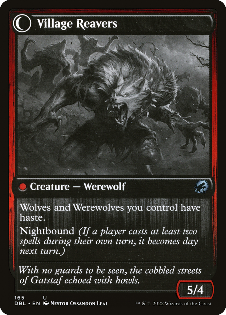 Village Watch // Village Reavers (DBL-165) - Innistrad: Double Feature: (Double Faced Transform) - Premium MTG Single from Wizards of the Coast - Just $0.14! Shop now at Game Crave Tournament Store
