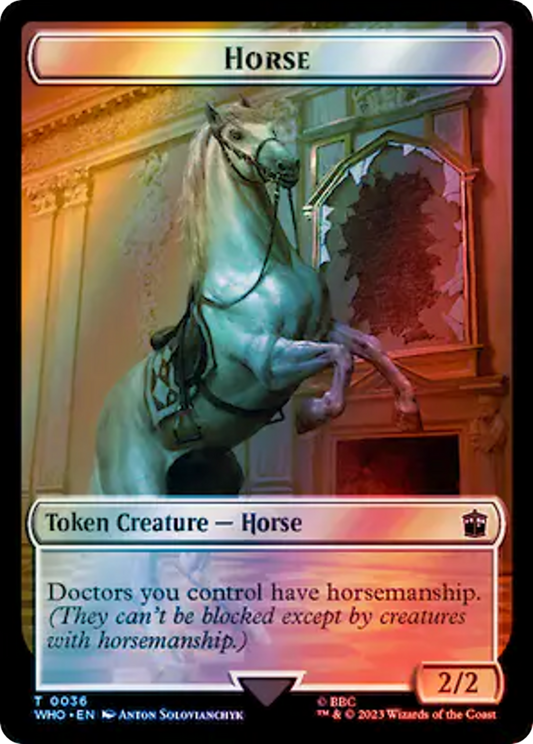 Horse (TWHO-036) - Doctor Who Tokens Foil - Premium MTG Single from Wizards of the Coast - Just $0! Shop now at Game Crave Tournament Store