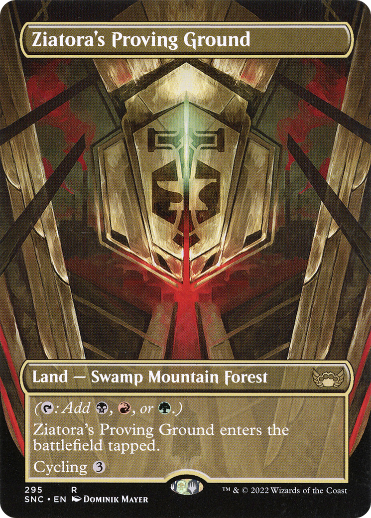 Ziatora's Proving Ground (SNC-295) - Streets of New Capenna (Borderless) - Premium MTG Single from Wizards of the Coast - Just $10.06! Shop now at Game Crave Tournament Store