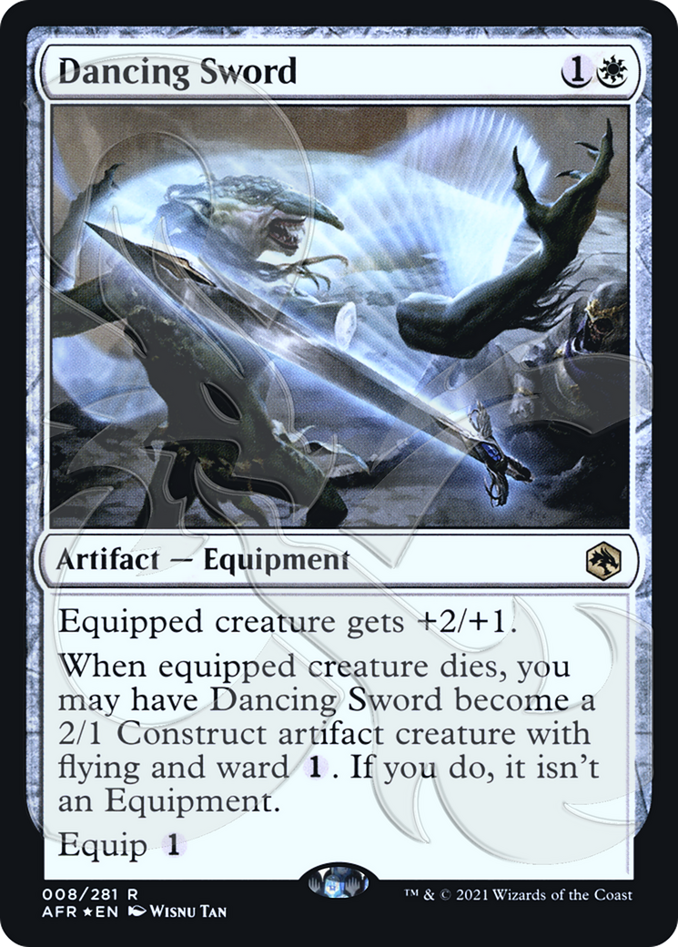 Dancing Sword (PAFR-08A) - Adventures in the Forgotten Realms Promos Foil - Premium MTG Single from Wizards of the Coast - Just $1.18! Shop now at Game Crave Tournament Store